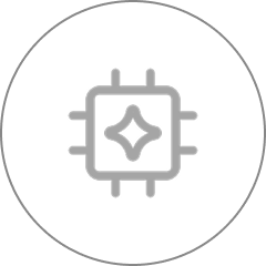 Chip icon representing AI and cloud services